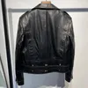 Women's Leather YOLOAgain 2022 Autumn Oversized Loose Women Real Jacket Black Ladies