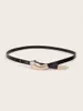 Belts Women's Snake Belt Metal Buckle Shape Waistband Strap Female Leather Western Cowgirl Style Cool