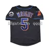 College Baseball Wears Vintage 2004 Baseball Jersey 5 David Wright 7 Jose Reyes 47 Tom Glavine 30 Cliff Floyd Shea 40th Patch White Grey Black Jerseys