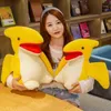 3848cm Kawaii Plush Pterosaur aur toyぬいぐるみ柔らかい動物漫画枕かわいいクリスマスギフト