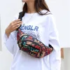 Waist Bags Printed Leaves Bag For Men Women Fashion Casual Mens Belt Pouch Travel Female Banana Packs Kid Fanny Pack 221124