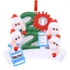 Parti Dekorasyon Parti Dekorasyonu Kişiselleştirilmiş Aile Noel Ağacı Süsü DIY Özel Adı Reçine Xmas Asma Kolye Dr Dhi5r