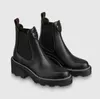 Nwe Beaubourg Ankle Boots Women's Lady Booties Knight Boot Fashion Designer Winter Brands Martin Black Calf Leather Party Wedding