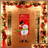 Christmas Decorations Christmas Decorations 2023 Door Hanging Banner Faceless Doll Merry Tree For Home Xmas Ornaments Pendant Navida Dhvwx