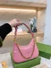 731817 Aphrodite Small Shoulder Bag Cosmogonie Designer Hobo Castel del Monte Soft Leather Handbag Women's Crescent shaped Purse With Removable chain strap