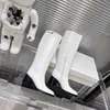 European Station Boots 2022 Herfst- en winterleer Hoge laarzen met dikke hakken minder dan knie grote lange benen slanke casual mode