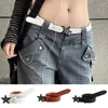 Belts Star Rhinestone Belt For Women Fashion Y2k Waist Strap Female Girl Jeans Dress Trouser Decorative Waistband Accessories