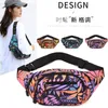 Taillezakken Gedrukte bladeren tas voor mannen Women Fashion Casual Mens Belt Pouch Travel vrouwelijke bananenpakketten Kid Fanny Pack 221124