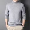 Men's Sweaters MRMT Brand Cashmere Half Turtleneck Men Knit Pullovers For male Youth Slim Knitwear Man 221124