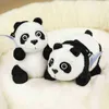 1Pc 1225Cm Sit And Lie Panda Plush Toys Soft High Quality Cartoon Animal Kawaii Bear Pendant cuddle Baby Sleepy Doll J220729