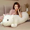 60100Cm Beautiful Alpaca Cuddle Japanese Alpaca Soft Stuffed Cute Sheep Lama Animal Dolls Sleep Pillow Home bed Decor Gift J220729