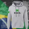Herren Hoodies Sweatshirts Brasilien Hoodie Herren Sweatshirt Sweat Streetwear Tops Trikots Kleidung Trainingsanzug Nation Brasilianische Flagge Brasilien Fleece BR 221124