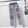 Women s Two Piece Pants European Style Denim Suit Fashion Outfit Women Flower Sequined Jacket Short Jeans Two Piece Set Female 221123