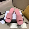 2023 Slippels Candy Color Jelly Mules Dames Dieste Hoge Heel Platform Glides Blue Pink Black Sandals Casual Beach Shoes Woman