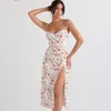 Party Dresses High Quality Floral Printing Summer Bodycon Women Elegant Midi Sexy Prom Club Night 221123