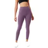Ll High Waist Yoga Pants Women Push-up Fitness Leggings Soft Elastic Hip Lift T-shaped Sports Running Training Lady 28 Colors ZBBX X260