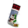 Рождественские украшения рождественские украшения носки декорирование поставки подвесной старик снеговик снеговик припечатка оленя доставка Домашний сад F DH3CT