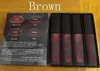 Kit de batom líquido de navio líquido The Red Nude Brown Pink Edition Mini Liquid Matte Lipstick 4pcs/Set 1,9ml de mais alta qualidade