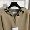 Traje para mujer Chándales de punto CNL Conjuntos de tres piezas Letra Logo Imprimir Chaqueta con capucha Chaqueta de punto Chaleco a rayas Pantalones casuales Diseñador de lujo Ropa de mujer