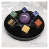 Loose Gemstones Natural Stone Loose Gemstones Dice Mahjong 13 Semi Gem Carved Jade Games Crafts 15Mm Drop Delivery Jewelry Dhs9O