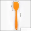 Outils de gâteau Outils de gâteau Sile Spata Caoutchouc Cuillère de cuisson résistante à la chaleur Spatas 122179 Drop Livraison Maison Jardin Cuisine Bar Bakew Dhfav