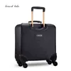 Rese Tale Business Cases PVC Suitcase Carry On Spinner Wheel Bagage J220707