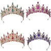 Jóias para cabelos de casamento Coroas de noiva Princesa Crystal Bride Tiaras Designer Rainha Diadema Cabeça Mulheres