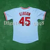 College Baseball draagt ​​1982 Retro Yadier Molina Jersey 45 Bob Gibson 6 Stan Musial 51 Willie McGee 5 Albert Pujols 9 Enos Slaughter 42 Bruce Sutter 50 Adam