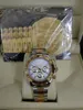 С оригинальной коробкой роскошные мужские часы 116500LN Watch Montre de Luxe Автоматические наручные часы Стальное кольцо рамки 316L Adustable Складная пряжка 20 Color 202366