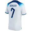 Nationaal Team Men Jeugd Rice Soccer Jersey 2022-23 Wereldbeker Bellingham Sterling Rashford Grealish Trippier Trippier Dier Wilson Kane Mount voetbalkits Yingguo