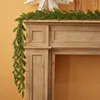 Fleurs décoratives 180CM plantes artificielles guirlande vignes décoration de la maison de noël luxe faux pin rotin suspendu ornement pour salon