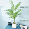 Faux kwiatowa zieleń 125 cm 13heads Duże sztuczne drzewo palmowe tropikalne rośliny Fałszywe liście plastikowe potwory gałąź do domu wystroju przyjęcia 221124
