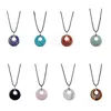Pendant Necklaces 40Mm Round Gemstone Coin Material Natural Stone Healing Crystal Quartz Charm Pendant For Necklace Making Women Jew Dhekx