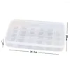 Storage Bottles 30 Grids Plastic Egg Containers Box Refrigerator Organizer Drawer Fresh-keeping Case Holder Tray Kitchen Accessories