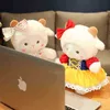 2333cm Kawaii Cosplay Sheep With Princess Dress Plush Toys de pelúcia