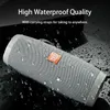 Mode TG157 Portabel högtalare Bluetooth-kompatibel högtalare Kolumn FM Radio Bass Stereo Waterproof med LED-lampor Ljudmikrofon