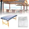 Sandalye kaplı Spa Sheets 100pcs -Su geçirmez koruyucu dövme tabloları için tek kullanımlık tablo koruyucusu