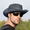Шариковые крышки складные отверстия Солнцезащитная защита мужская шляпа Шляпа Шляпа Широкая бейсбол