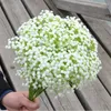 Dekorativa blommor 108heads 63 cm barn andas konstgjorda plast Gypsophila Diy Floral Buquets Arrangemang f￶r br￶llopsheminredning