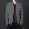 Hommes vers le bas automne hiver hommes Parka Style chinois hommes décontracté rétro vert manteau avec boutons de noeud grande taille Vintage haut mâle 4xl 5xl