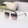 Designer Square Sunglasses for women Rivets Vintage Shades Driving Polarized Sunglass Male 0852 Metal Plank 1pcs fashion sunglasse eyewear With case box