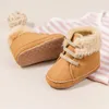 First Walkers Winter Baby Booties Scarpe Fluff Tenere al caldo nato Flash Boy Gilr Boots Infant Crib 221124