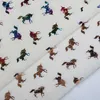 Tela personalizada animal bronceador pv juguetes de terciopelo artesanía de ropa para la ropa para el hogar almohadas