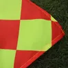 Bannière Drapeaux 2pcs / set Football arbitre drapeau Fair Play Sport match Football Linesman drapeaux Arbitre équipement GYH 221124