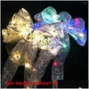 Christmas Decorations Christmas Decorations Tree Light Home Party Wedding Birthday Xmas Gifts Fairy String Led Lights Gold Sier Bowk Dhfyg