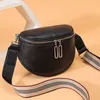 TABY TABY KOBIETA Trendy Crossbody moda solidna kolor szerokopasmowy pakiet klatki piersiowej wysokiej jakości skórzane telefon bananowe torebki 221124