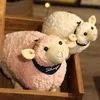 1 st 203040cm Mooie rock schaap knuffel dier lam plushie pop zacht kussen baby kinderen meisjes kawaii verjaardagscadeau j220729