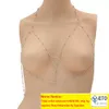 Lichaam Bra Chain Women Gold Silver Chest Taille Belly Chains voor vrouwelijke mode strand bodychain sieraden