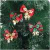 クリスマスの装飾クリスマスの装飾24pcs bealls bows for tree xmas hanging ronaments decorationchristmas drop delev dh34u