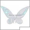 Party Favor Party Favor Event Supplies Festive Home Garden Girl Fairy Wings Butterfly Clothing Shining Princess Halloween Cosplay Co Dh5Jn